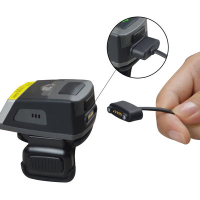 2D 1D Finger Wireless Barcode Scanner 650nm دیود لیزری قابل مشاهده