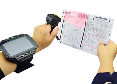 اسکنر پوشیدنی Armband ترمینال داده بارکد آندروید PDA با حافظه WT04