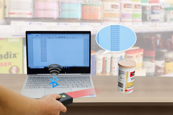 بارکد اسکنر 1D 2D خودکار دسک تاپ qr code Reader برای Store Library