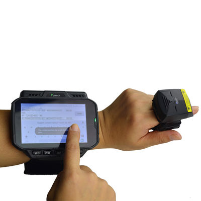اسکنر کد QR تلفن همراه رایانه دستی قابل حمل IP65 پوشیدنی